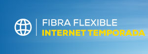 Plan Fibra Flexible Internet Temporada