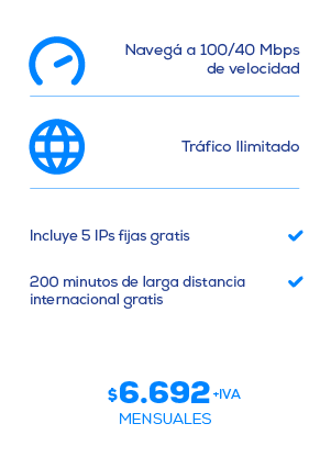 Info Internet Emprendedor 100Mbps