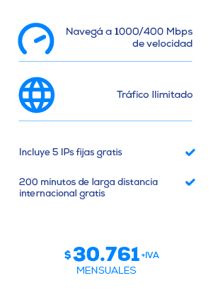 Info Internet Emprendedor 1Gbps