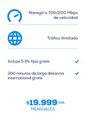 Info Internet Emprendedor 700Mbps
