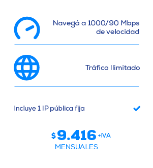 Info Internet PYME 1000Gbps