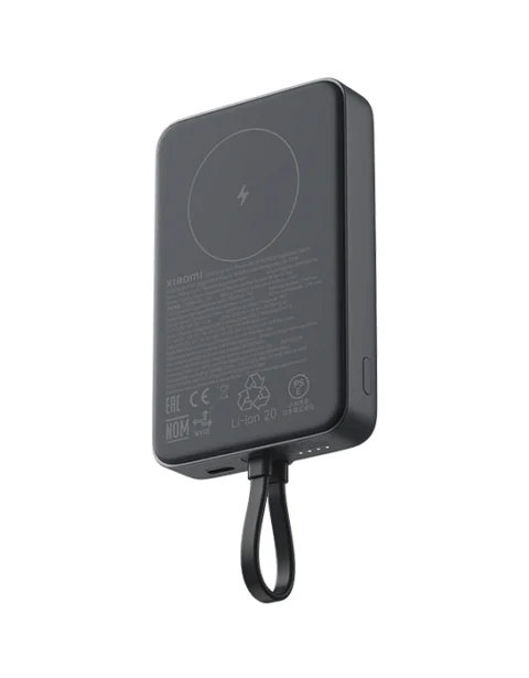 negro Xiaomi 33W Magnetic Power Bank 10000mAh
